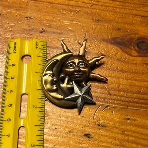 Sun and Moon Wall Decor with Star